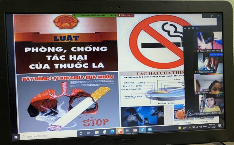 Bài tuyên truyền:    tác hại của thuốc lá   